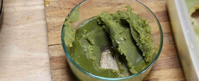 Cannabis butter or oils will absorb the plant’s color, providing a final product that is dark green.